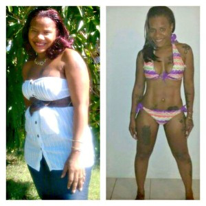 Kernita Arthurton goes from a size 16 to 5.