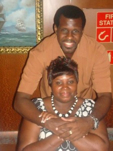 Rogier Fahie with his wife Petra.