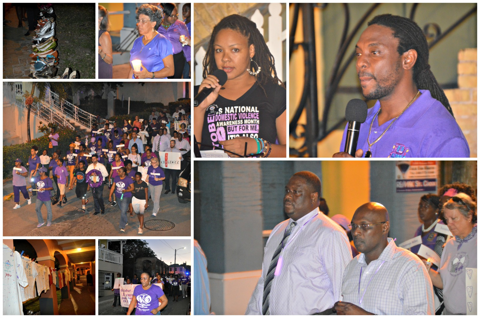 Silent March In Christiansted Brings Domestic Violence In Territory To Forefront