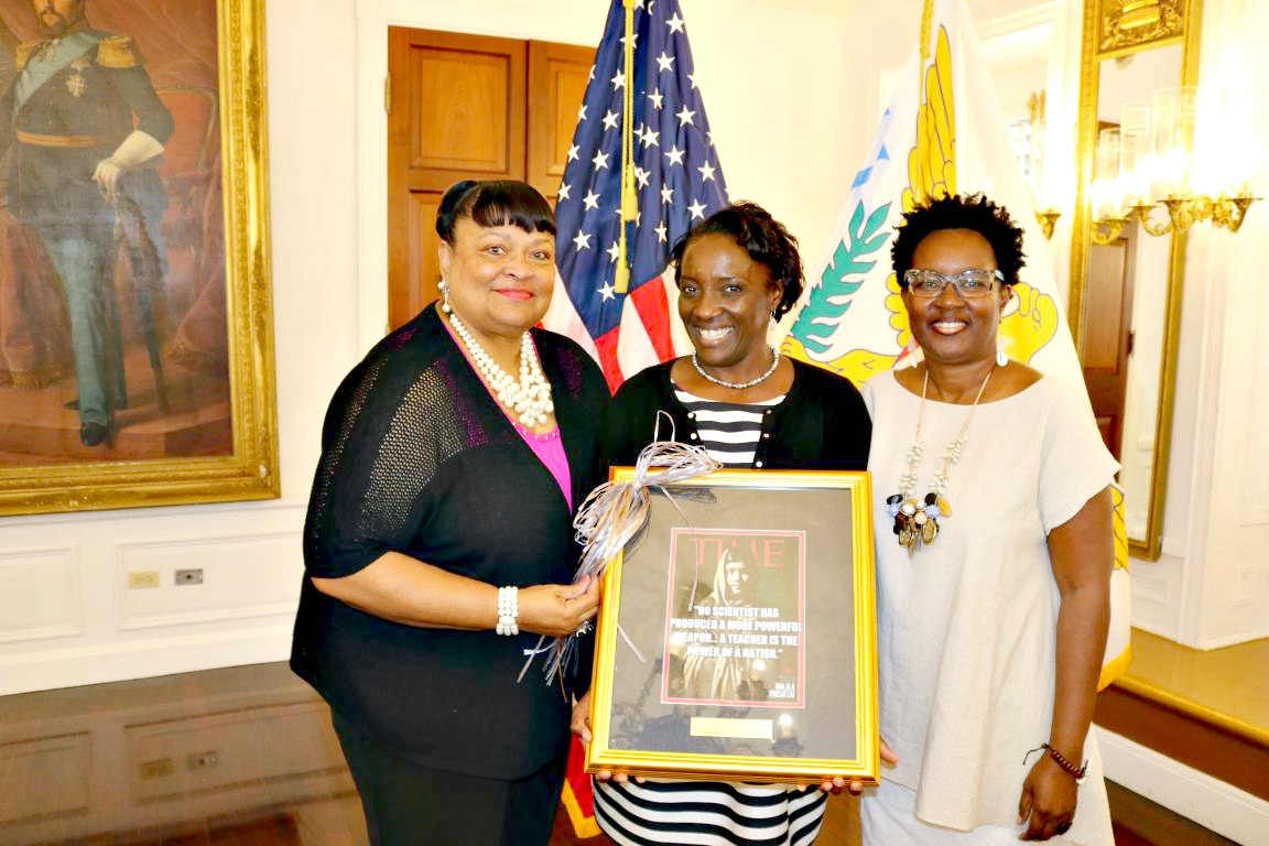 2017 VI State Teacher Celebrated At Government House Ceremony