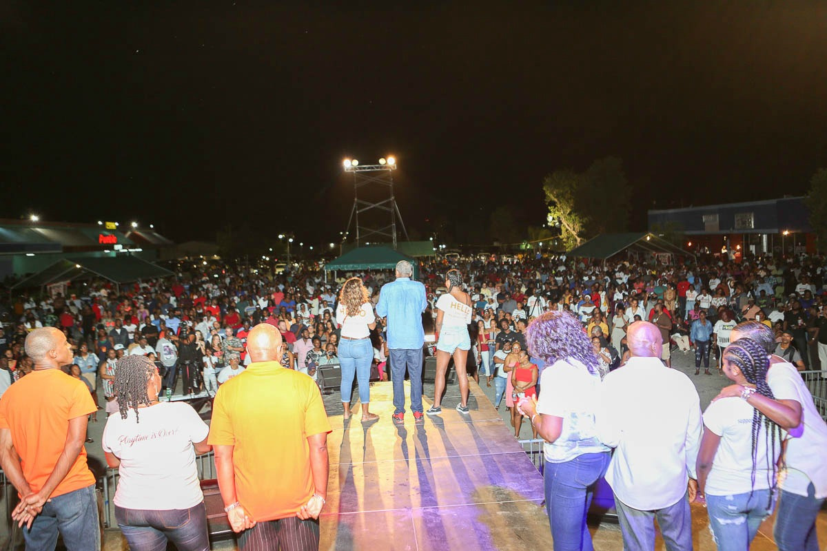 Bryan-Roach Campaign Event Draws Massive Crowd On St. Croix; Democrats Project Unity