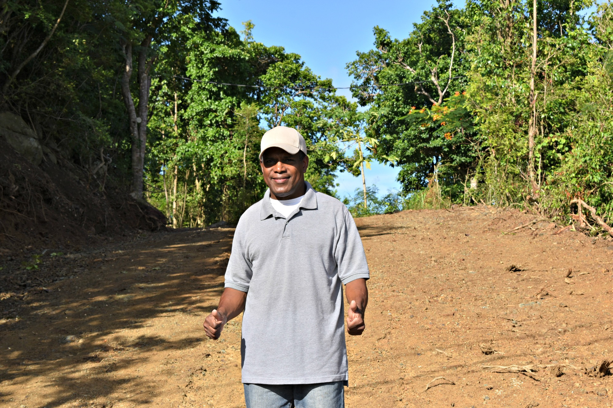 Bernard Cuffy Says Road To His Clairmont Property Was Cleared In Less Than A Week. Watch.
