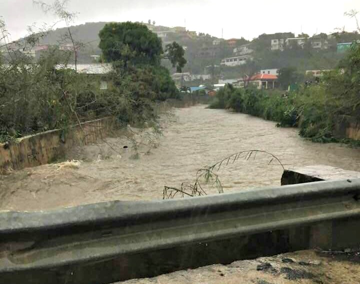 Watch: Torrential Rain Affects USVI