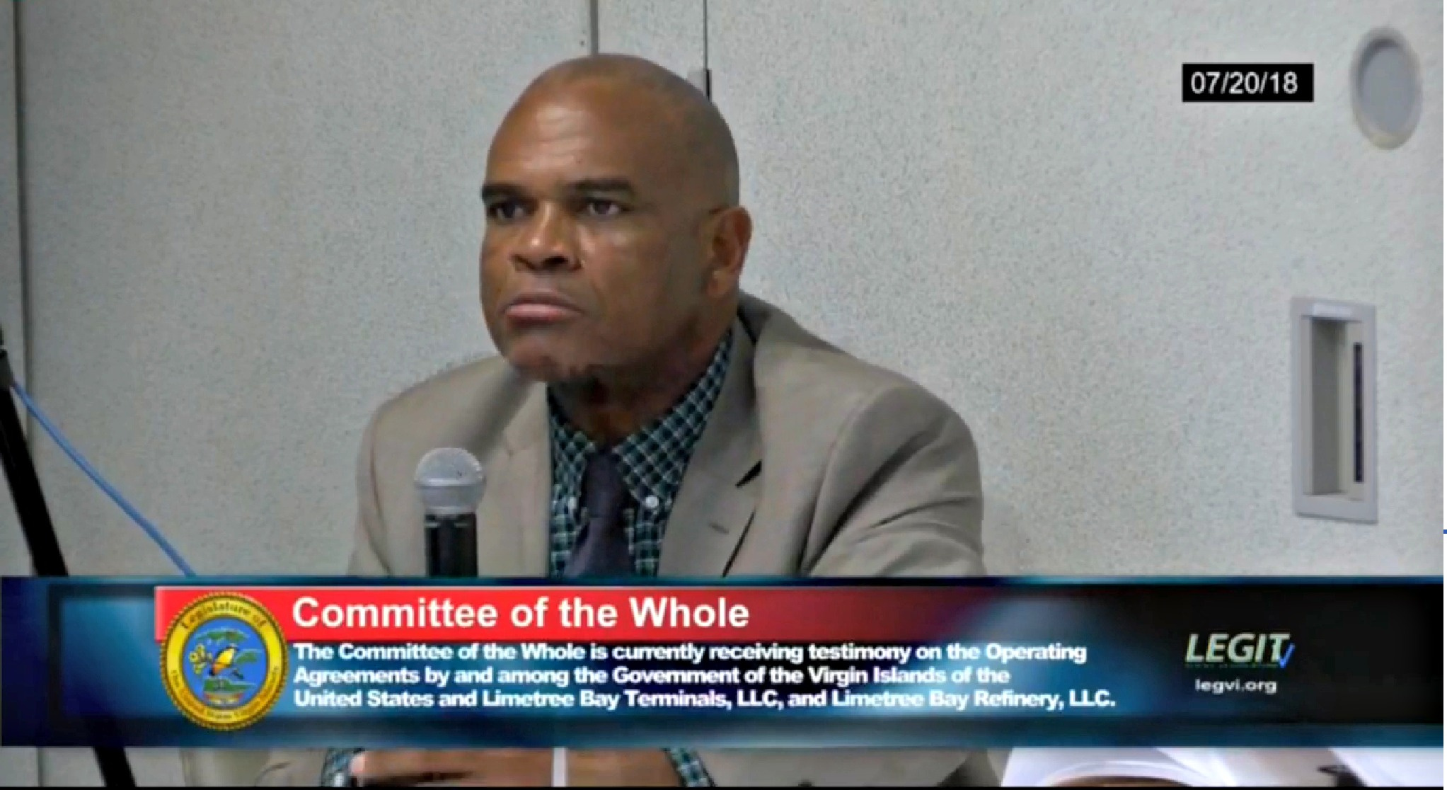 Watch: Senator Brian Smith Passionately Endorses Oil Refining On St. Croix