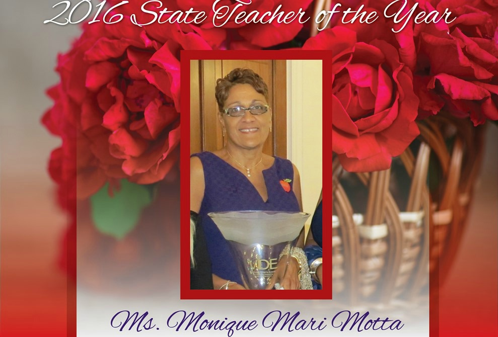 The Virgin Islands Teacher Of The Year Is St. Croix's Monique Mari Motta