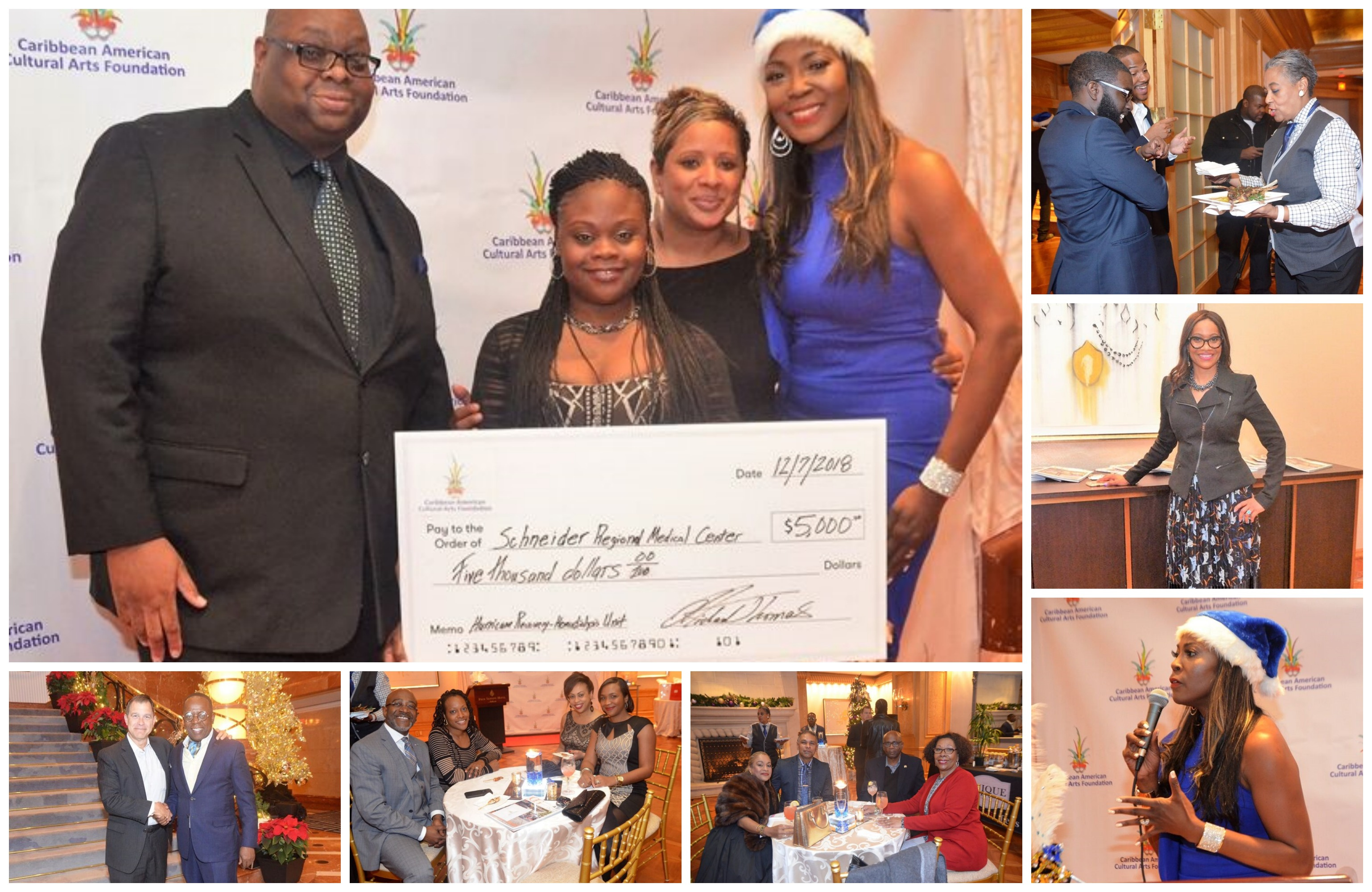 The Caribbean American Cultural Arts Foundation Donates $5,000 To Schneider Hospital