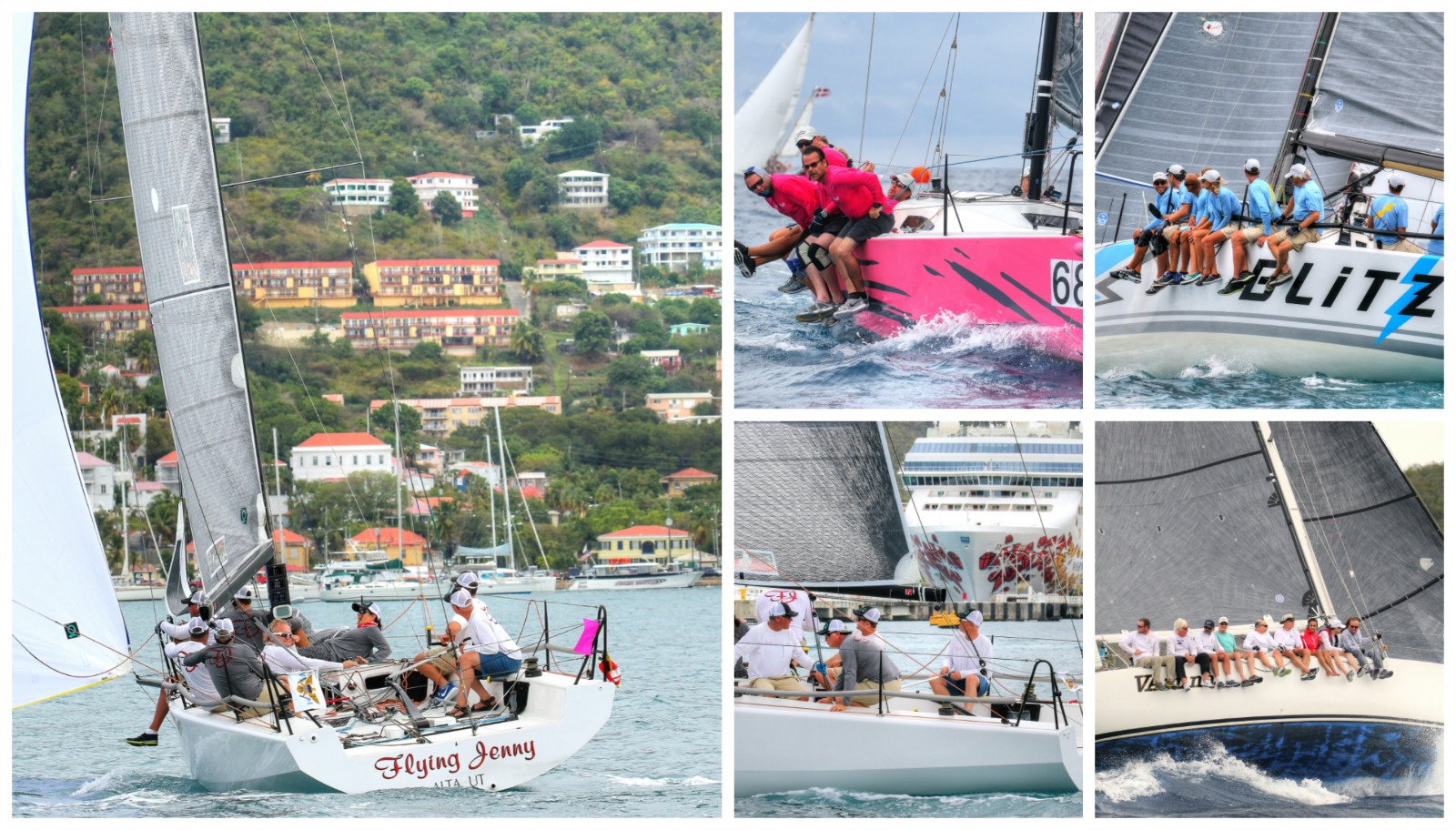 Wind Was The Word On First Day Of Racing In The 2017 St. Thomas International Regatta