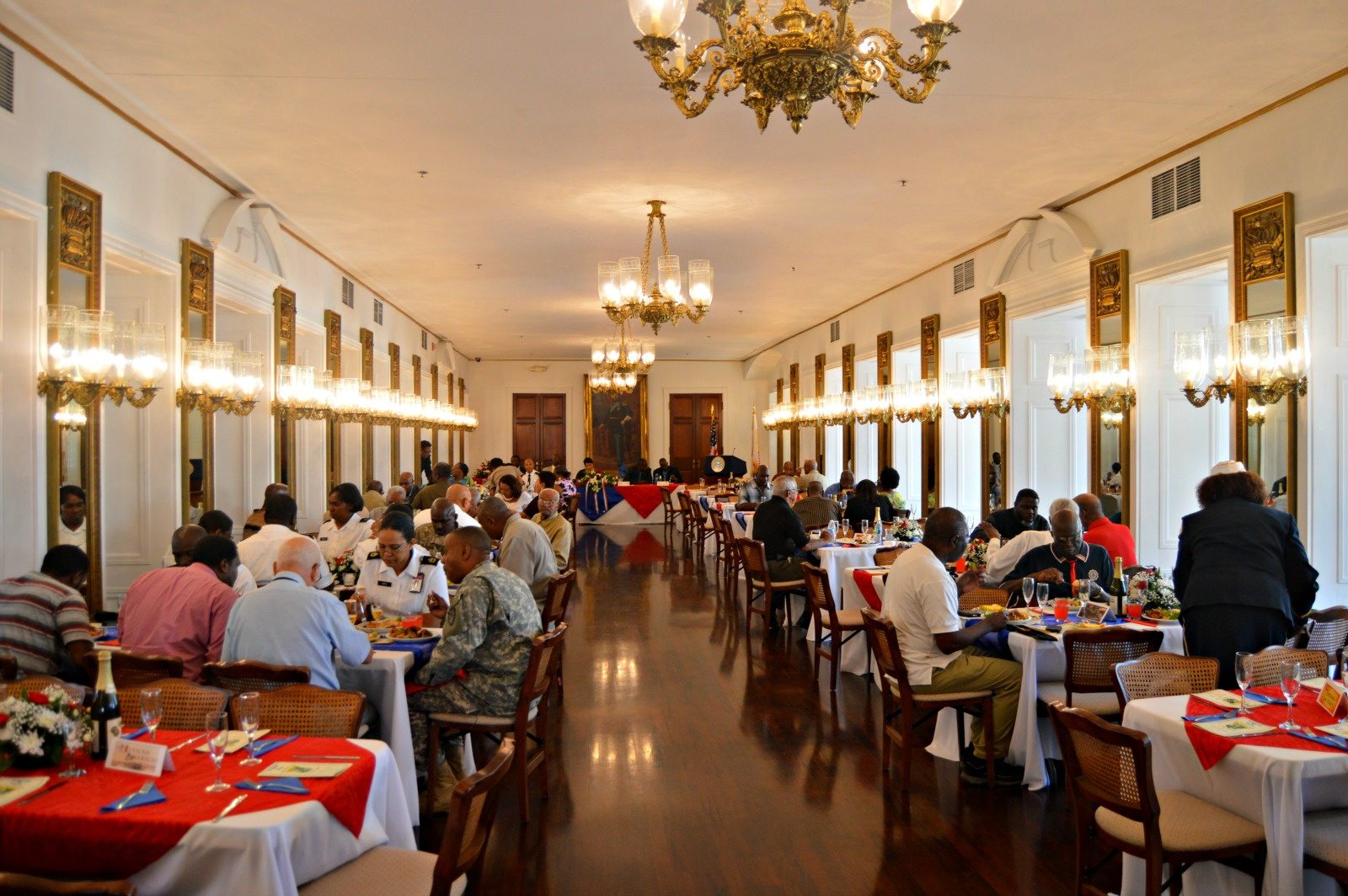 At Government House, An Appreciation Luncheon For Veterans
