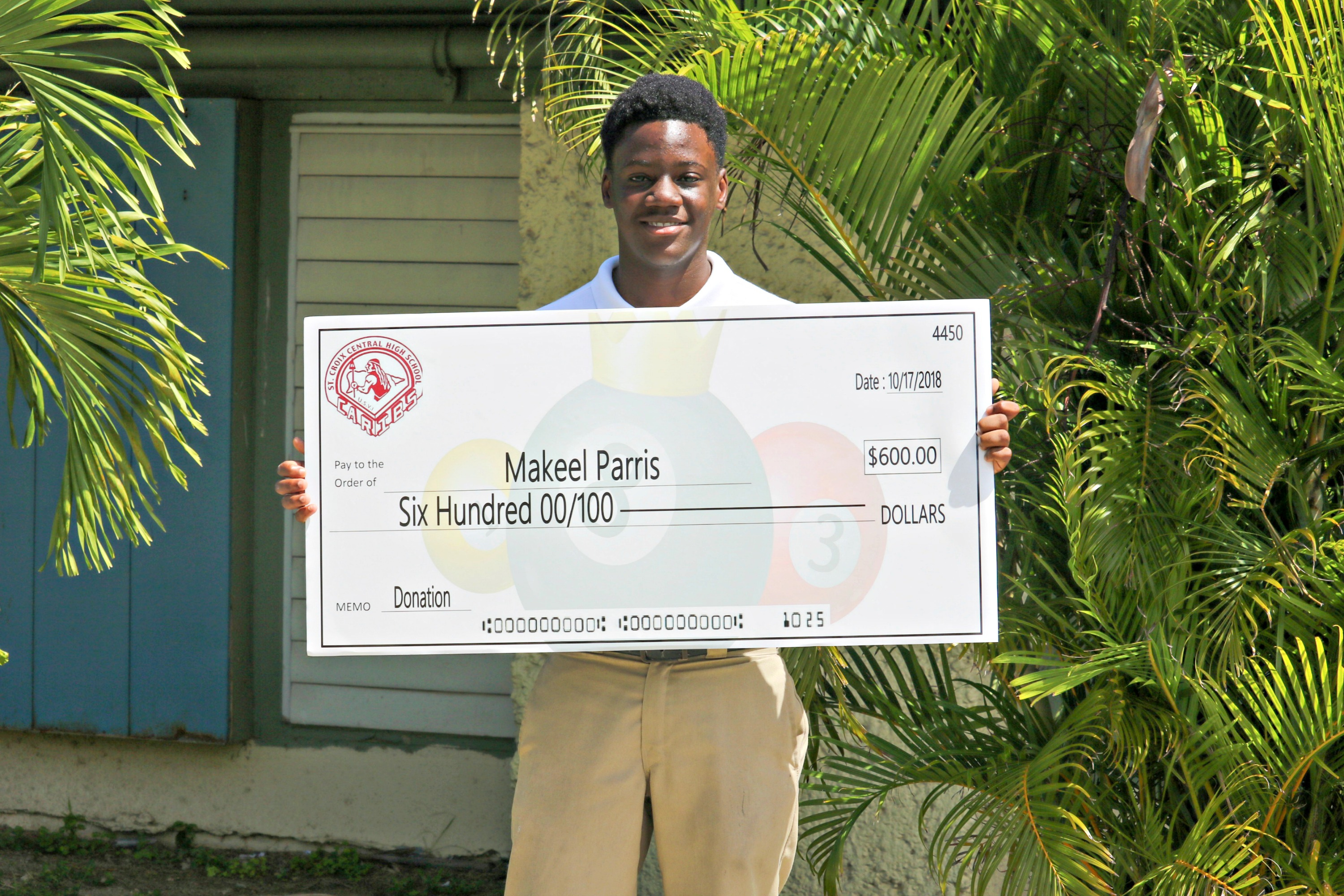 Mahkeal Parris, CHS's Pools Champion, Is Headed To Russia For International Competition