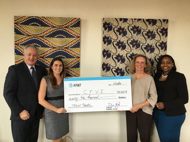 CFVI Announces $75,000 Contribution From AT&T To Promote STEM Education Projects