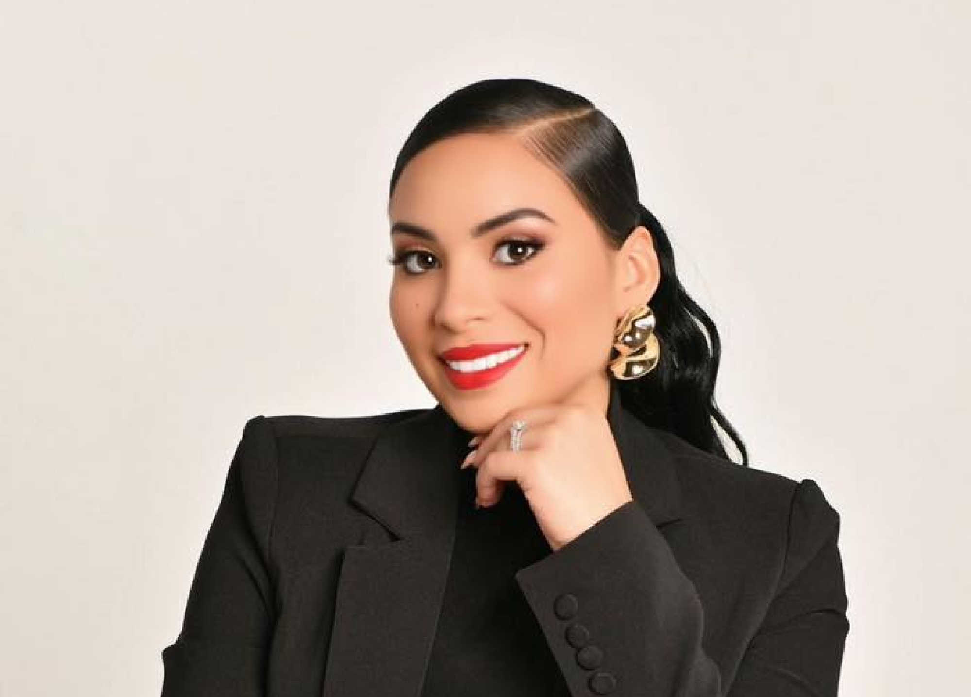Independent Senate candidate Bianca Francis is pictured in a formal portrait as she campaigns for a seat in the Virgin Islands Legislature during the 2026 election cycle.