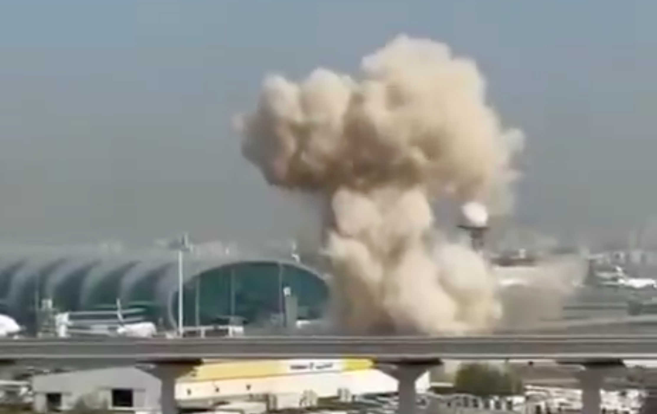 A suspected Iranian drone strike targeted Dubai International Airport on March 7, injuring four staff members and damaging a concourse.
