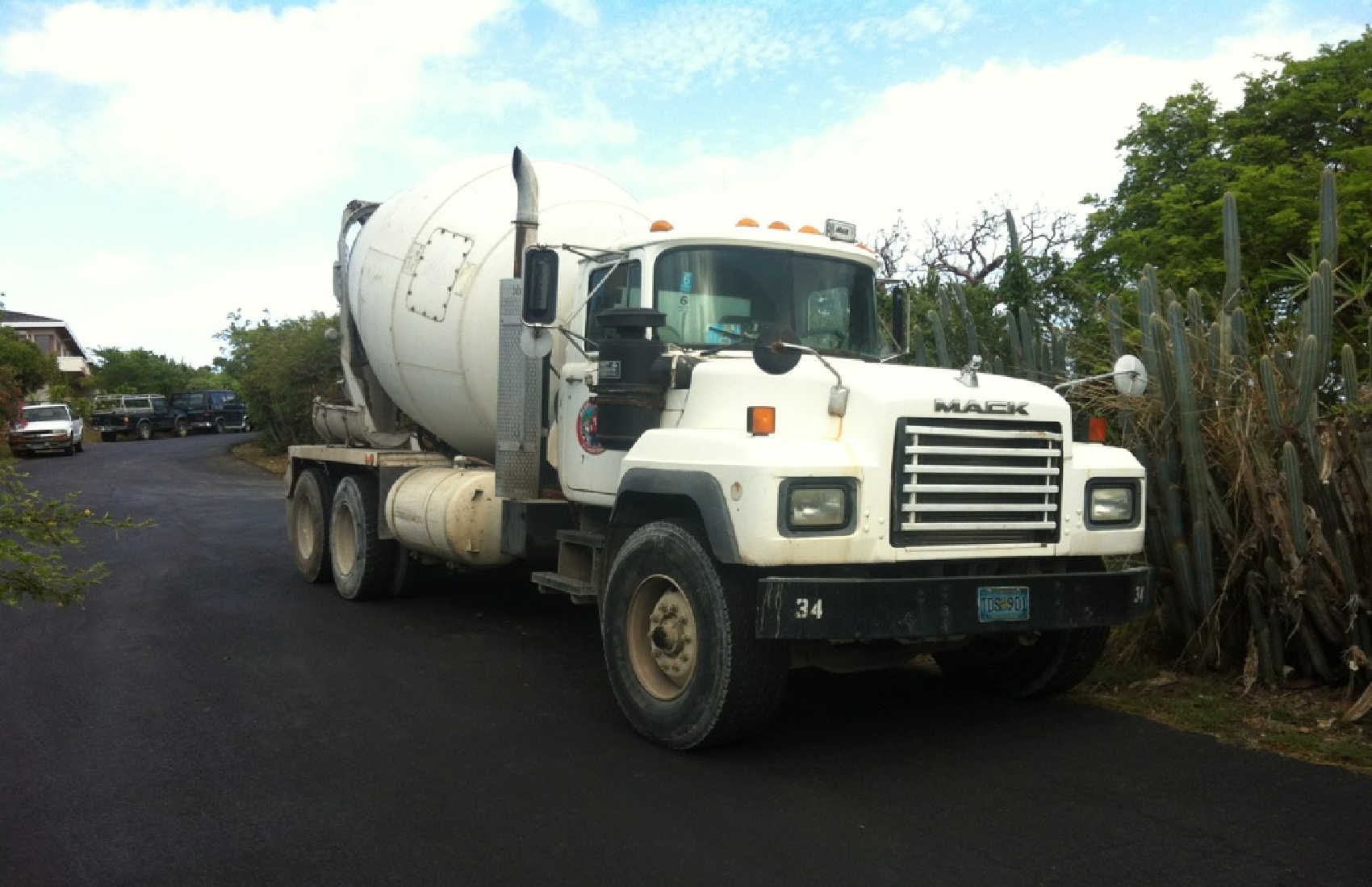 A Heavy Materials concrete mixer truck in the U.S. Virgin Islands. A former St. Croix employee is seeking to amend his federal lawsuit after his wrongful-discharge claim was dismissed.