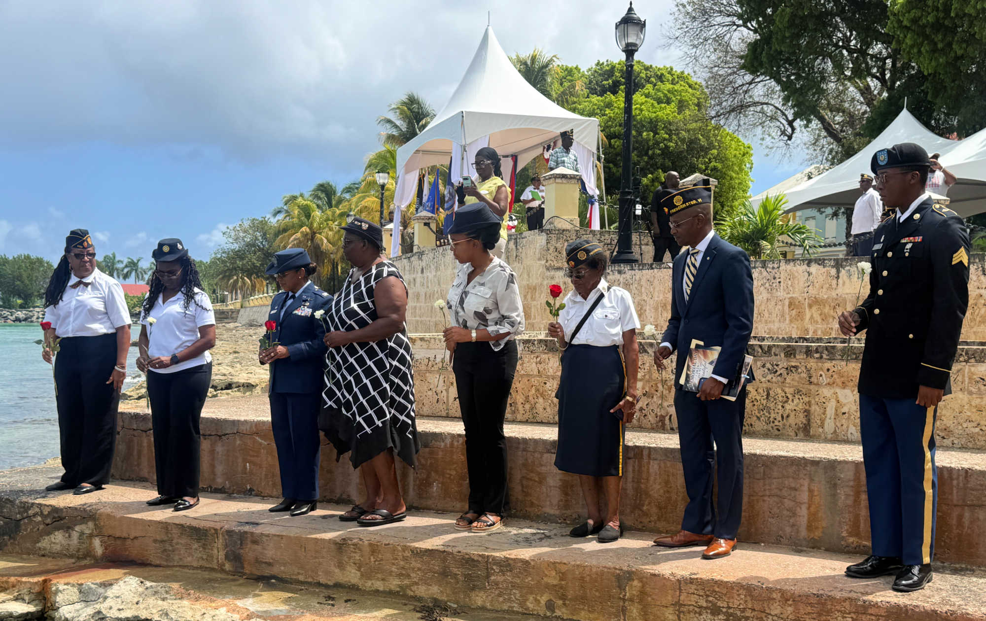 At Frederiksted Ceremony, Leaders Say Memorial Day Demands Gratitude, Responsibility and Remembrance